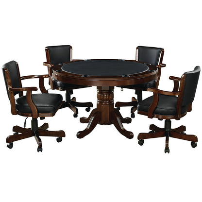 SWIVEL GAME CHAIR - GTBL48-CAP+GCHR2-CAP-GAME-SET