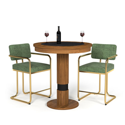 PROHIBITION SERIES PUB TABLE - Walnut table wine