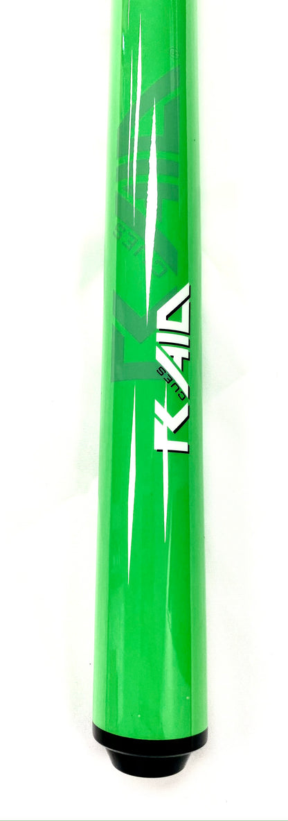 RAID COLORZ S SERIES SOLID 2-PIECE 58" POOL CUE - RAIDCS-05 CLOSE UP