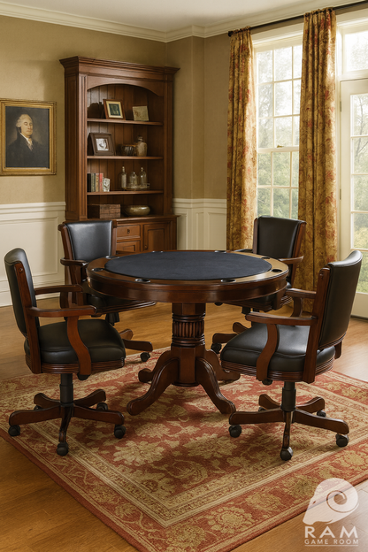 48" 2 IN 1 GAME TABLE - GTBL48 CAP + GCHR2 CAP GAME SET