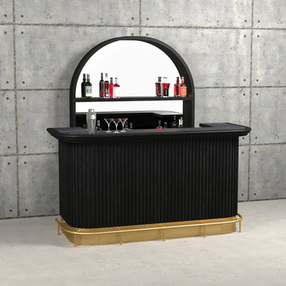 PROHIBITION SERIES BACK BAR - PROBAR84-B and PROBACBAR-B Angled with 84 bar