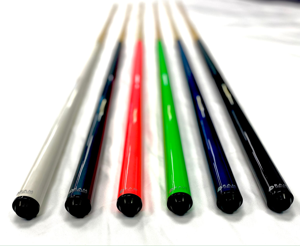 RAID COLORZ S SERIES SOLID 2-PIECE 58" POOL CUE - CS SERIES - 5