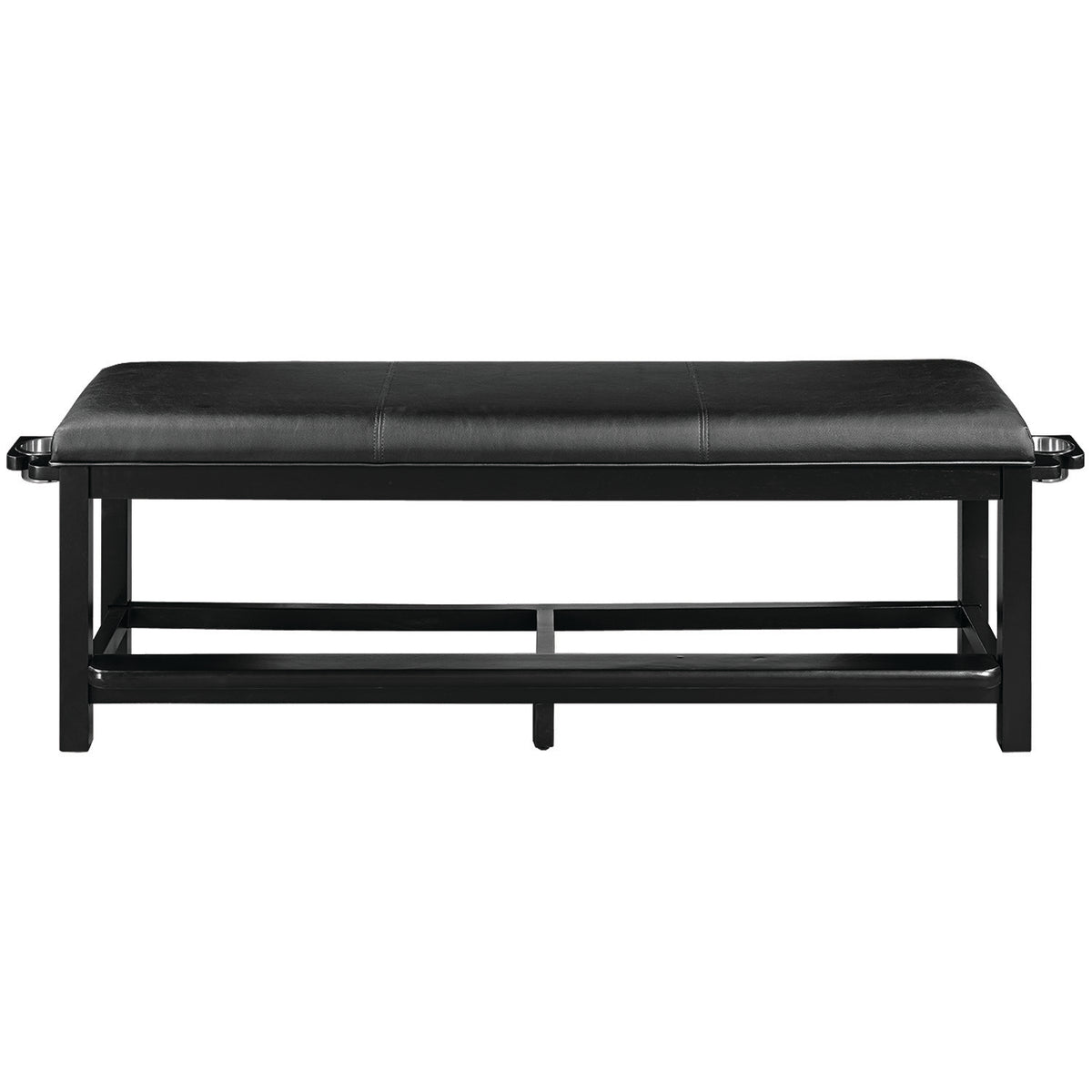 SPECTATOR STORAGE BENCH - SBENCH-BLK-STRAIGHT