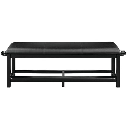 SPECTATOR STORAGE BENCH - SBENCH-BLK-STRAIGHT