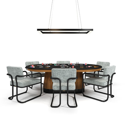 48" RECTANGLE LED BILLIARD LIGHT - LEDGM-48 Light Fixture Texas Hold'em