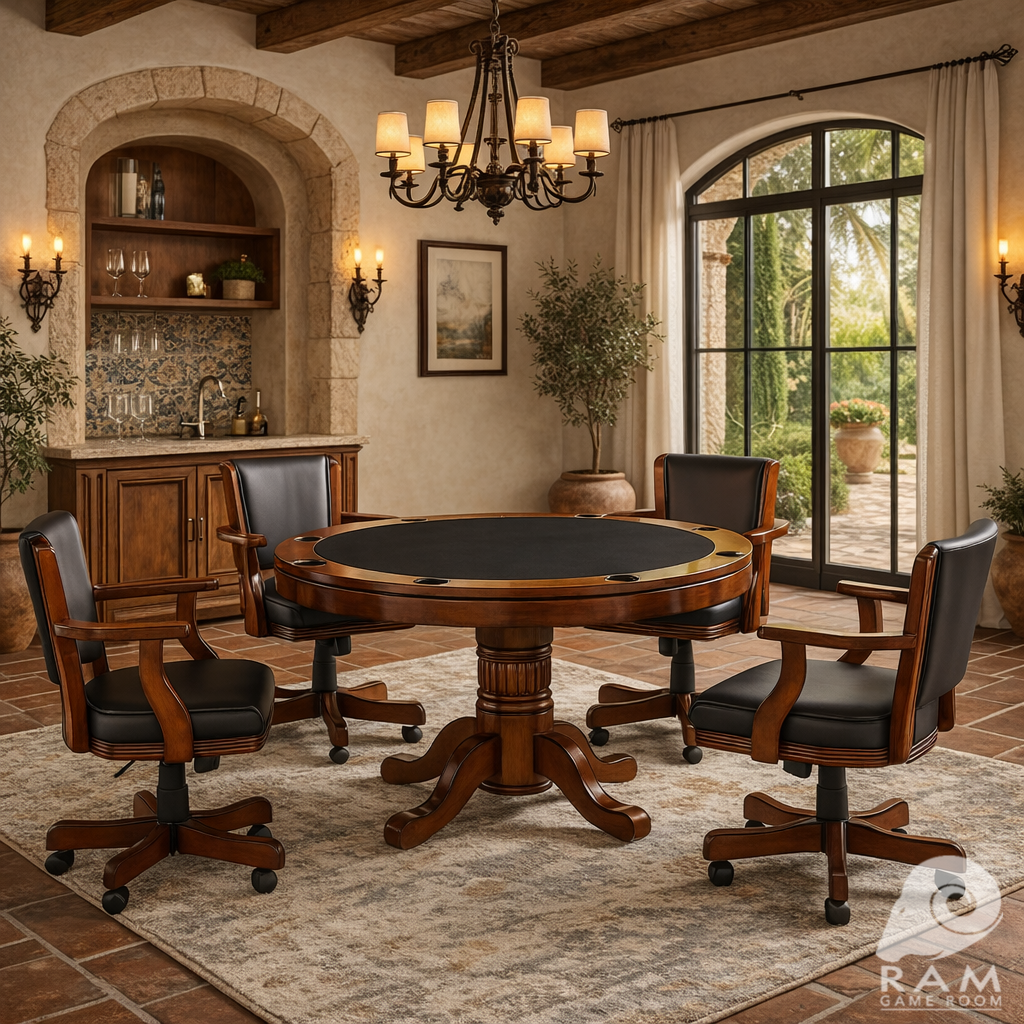 48" 2 IN 1 GAME TABLE - GTBL48 CN + GCHR2 CN GAME SET 2