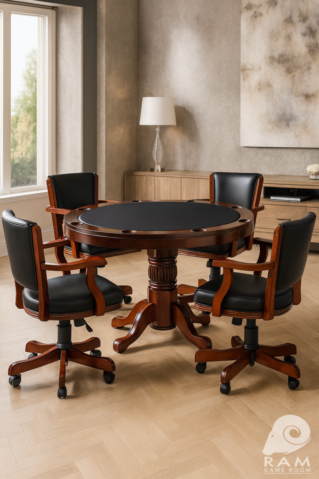 48" 2 IN 1 GAME TABLE - GTBL48 ET + GCHR2 ET GAME SET