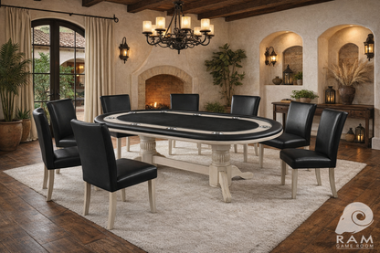 DINING/GAME CHAIR - GTBL84 AW + GCHR3 AW x8 GAME SET