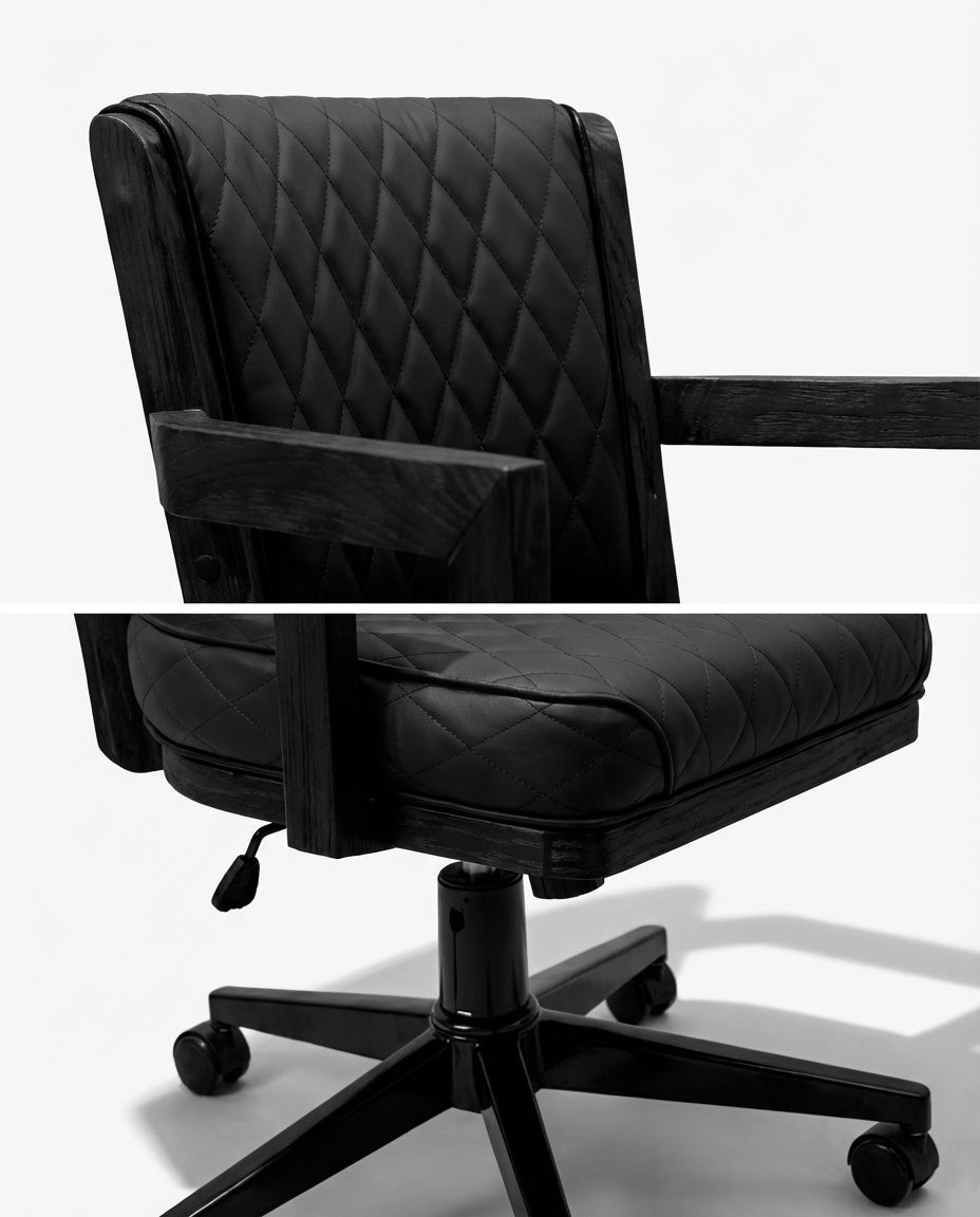 PROHIBITION SERIES SWIVEL GAME CHAIR - PROGCHR Chair Black dobke close uo