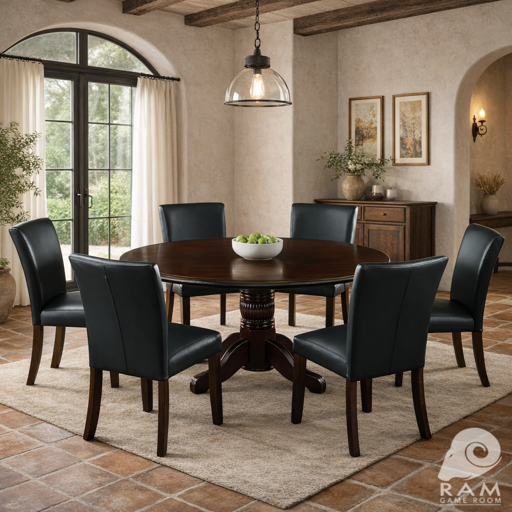 DINING/GAME CHAIR - GTBL60 CAP + GCHR3 CAP x6 DINING SET