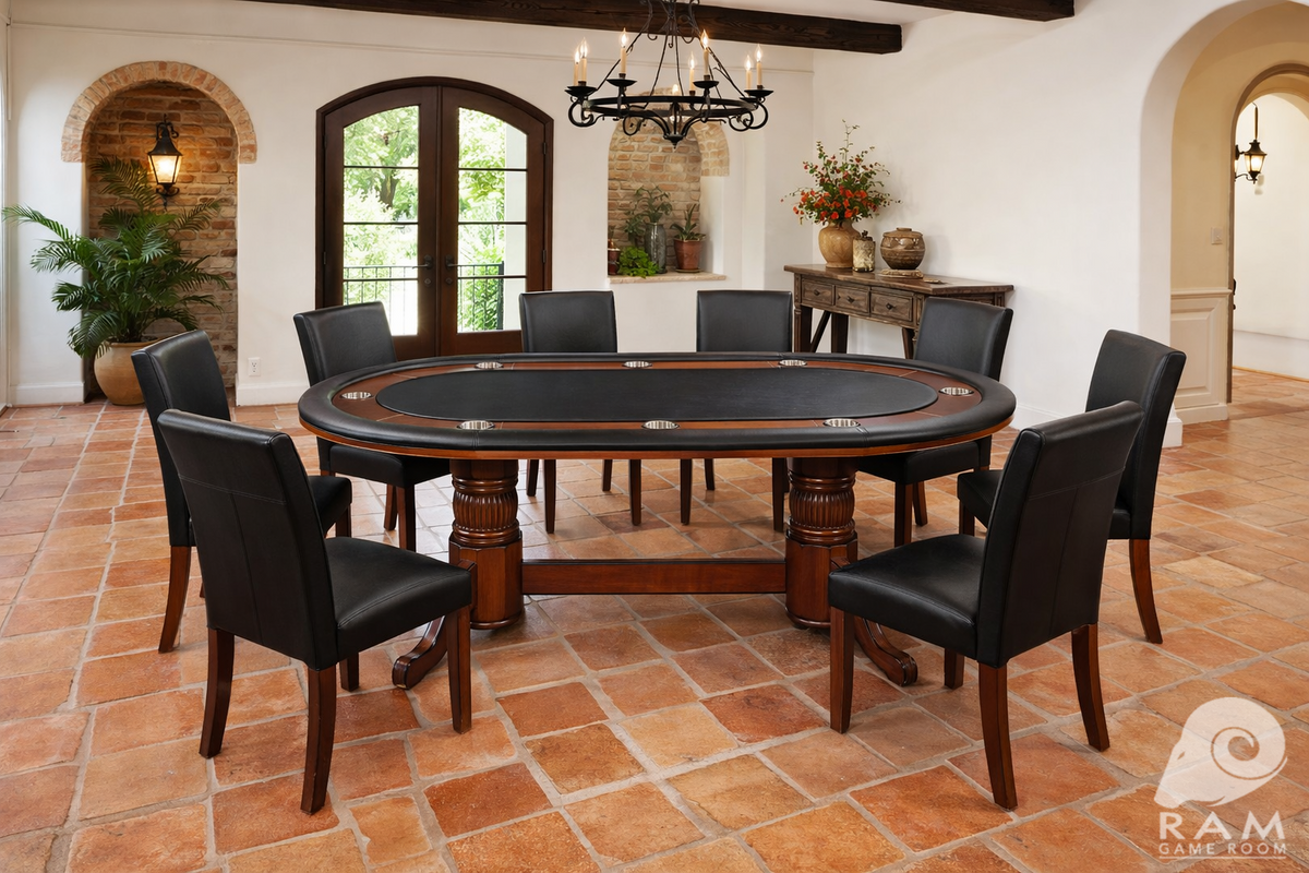 DINING/GAME CHAIR - GTBL84 CN + GCHR3 CN x8 GAME SET