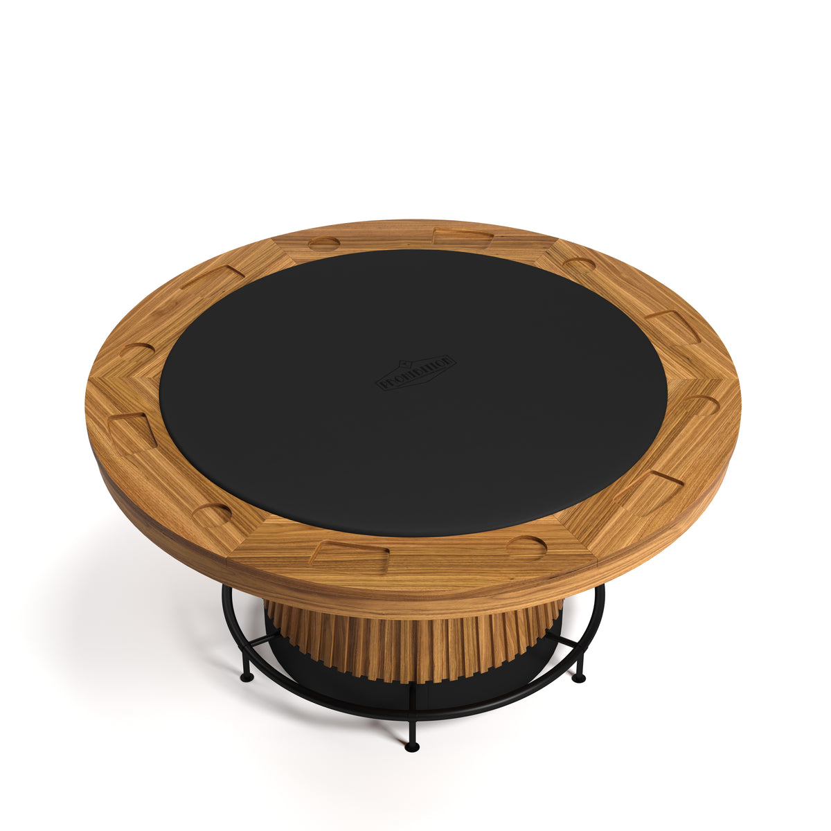 PROHIBITION SERIES 60" POKER TABLE FOOTRAIL - PRO60TBL-W Foot rail - Top