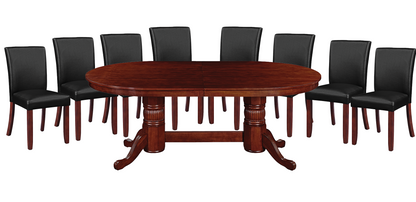 DINING TOP FOR 84" TEXAS HOLD'EM GAME TABLE - GTBL84ET-WT&GCHR3ET-X8-DINING-SET