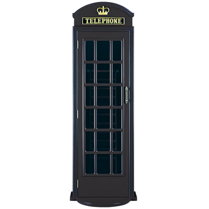 OLD ENGLISH TELEPHONE BOOTH CUE HOLDER - OEPCH BLACK -CLOSED