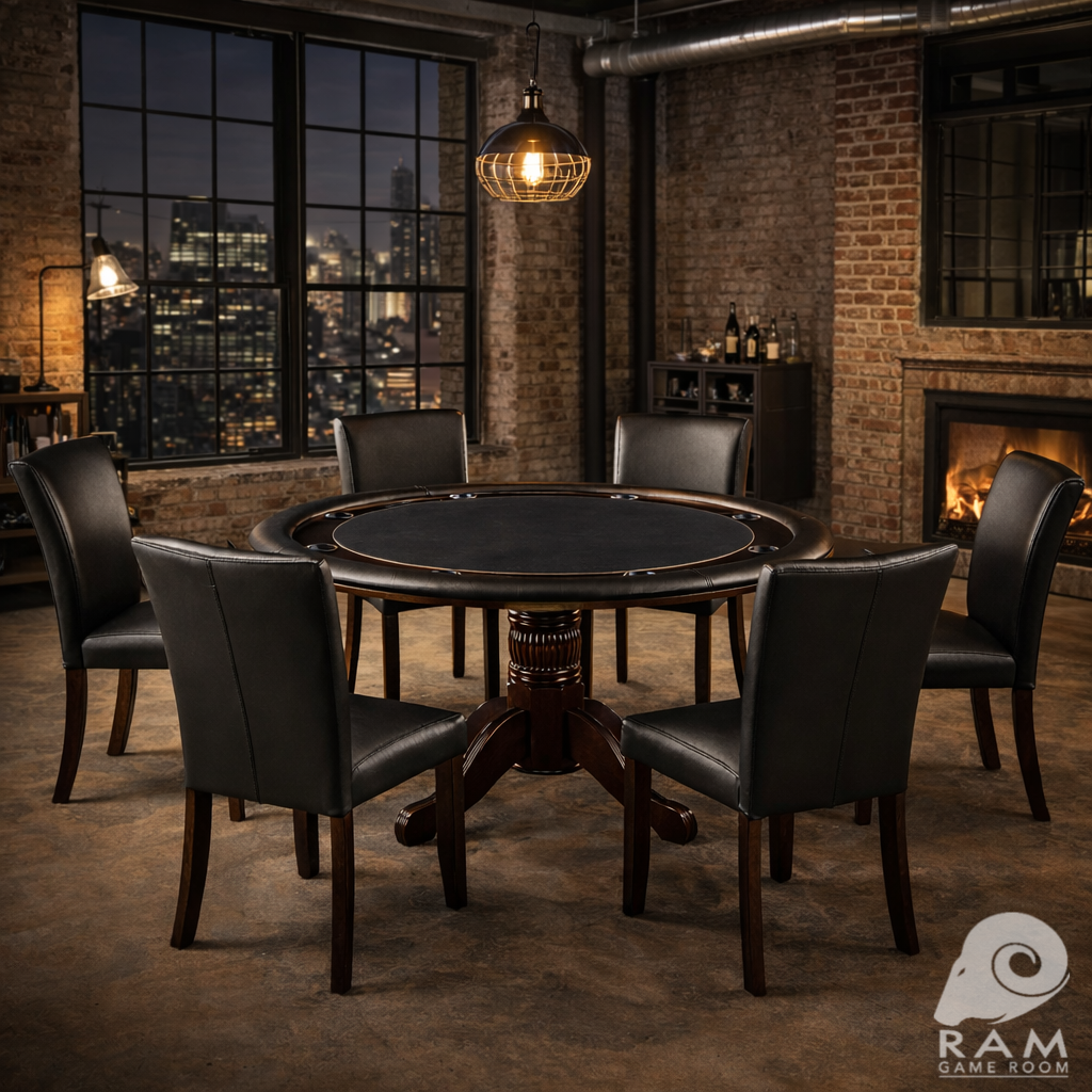 DINING/GAME CHAIR - GTBL60 CAP + GCHR3 CAP x6 GAME SET 2