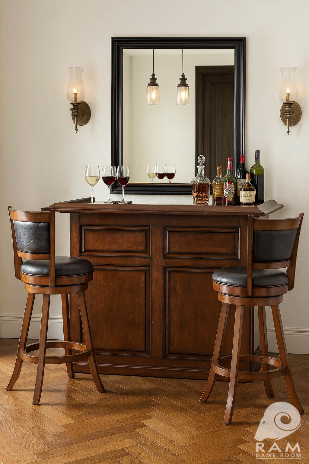 60" DRY BAR - DBAR60 CN + BBSTL CN x2 1