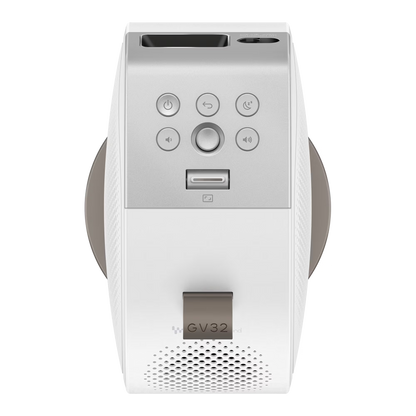 BenQ GV32 1080p 500lm LED Portable Projector for Bedside Ceiling Projection with Google TV