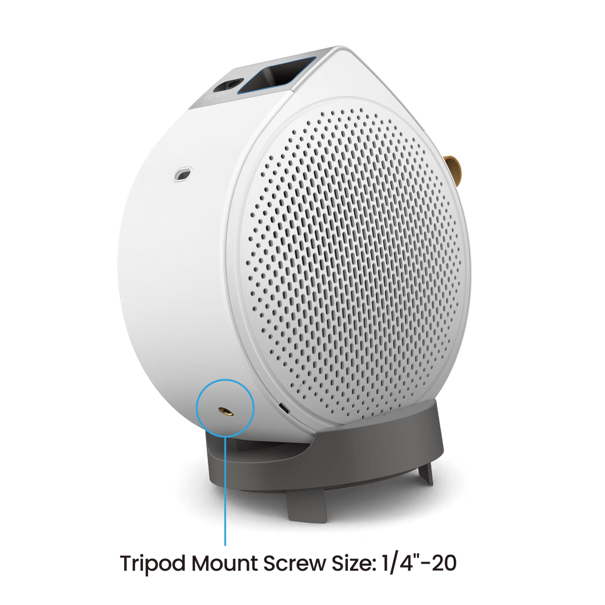BenQ GV50 1080p 500lm Laser Portable Projector for Bedside Ceiling Projection with Google TV