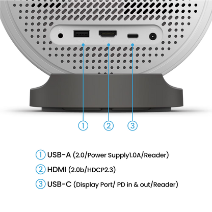 BenQ GV50 1080p 500lm Laser Portable Projector for Bedside Ceiling Projection with Google TV