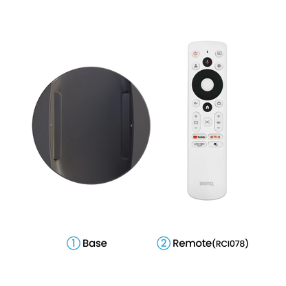 BenQ GV50 1080p 500lm Laser Portable Projector for Bedside Ceiling Projection with Google TV